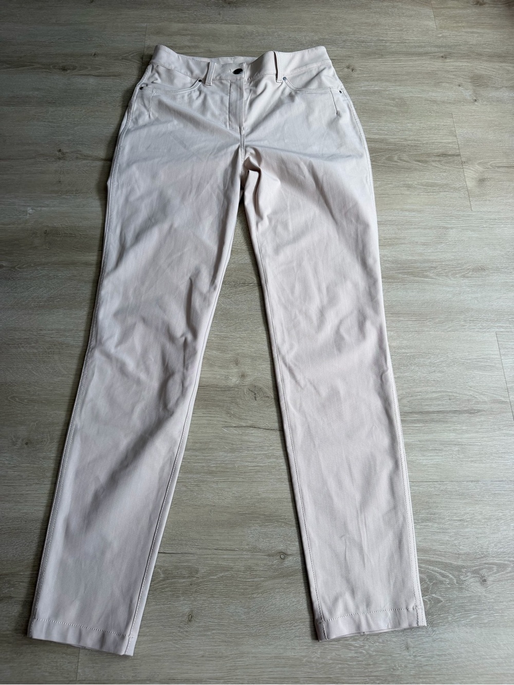 Lululemon City Sleek Slim-Fit 5 Pocket Ankle Pants Women's Size 6 Beige Tan